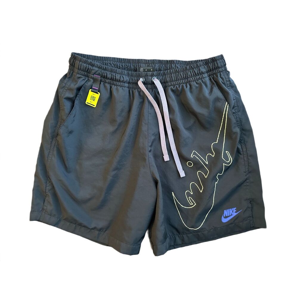 Nike Sportswear Woven Shorts DJ530 Black Purple Medium